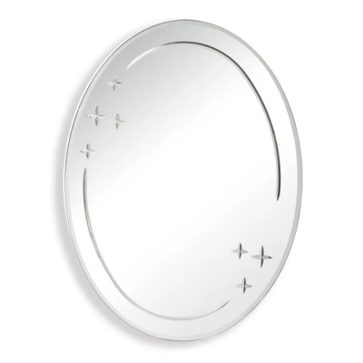 Зеркало FUSION MOZ03-550x700 овальное с декором (ZX5632)